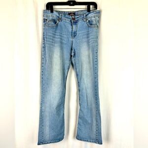 Jordache Bootcut Mid Rise Jeans Light Wash size 14  31”x29”
